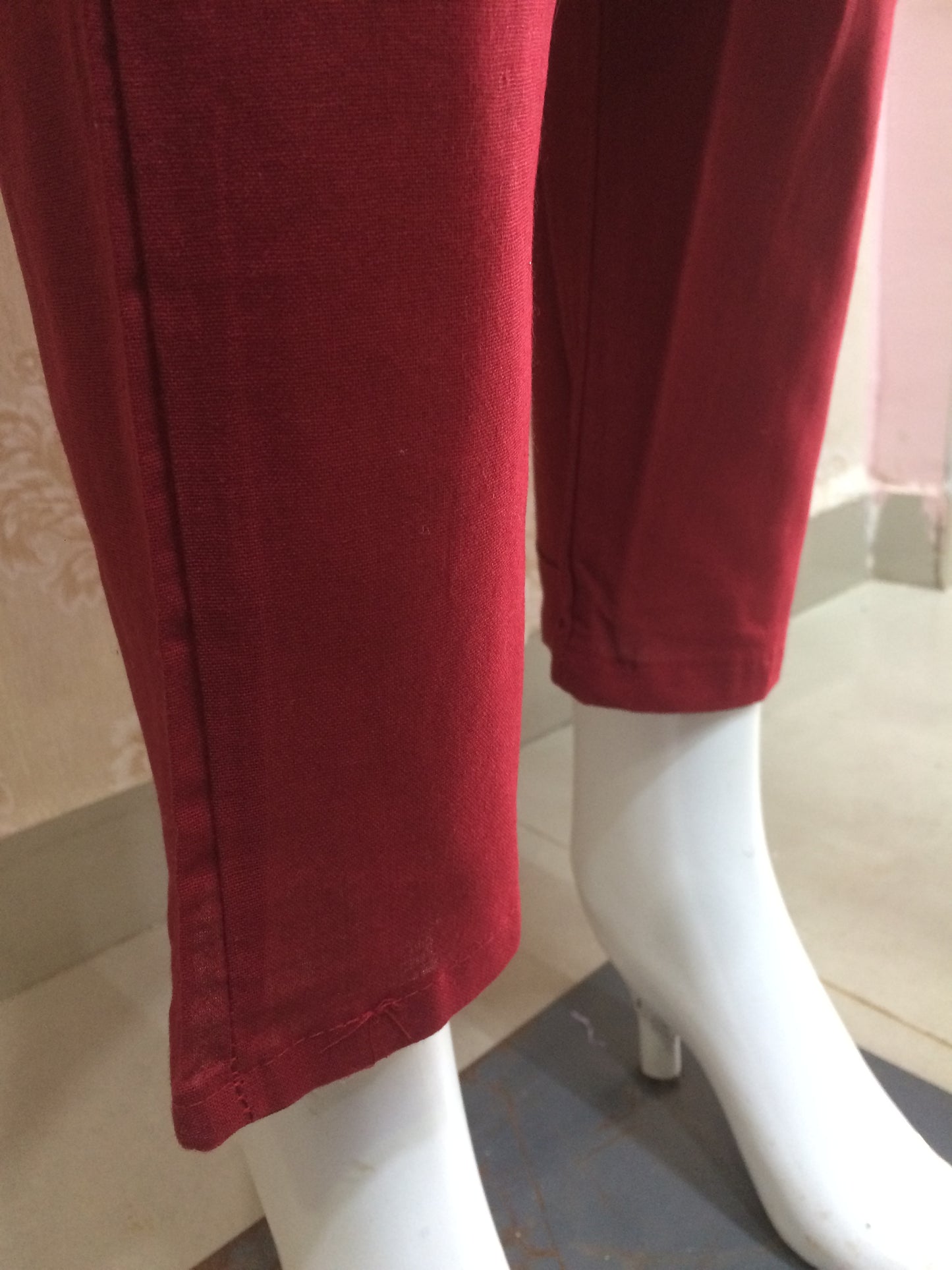 Jute cotten 2 pcs red