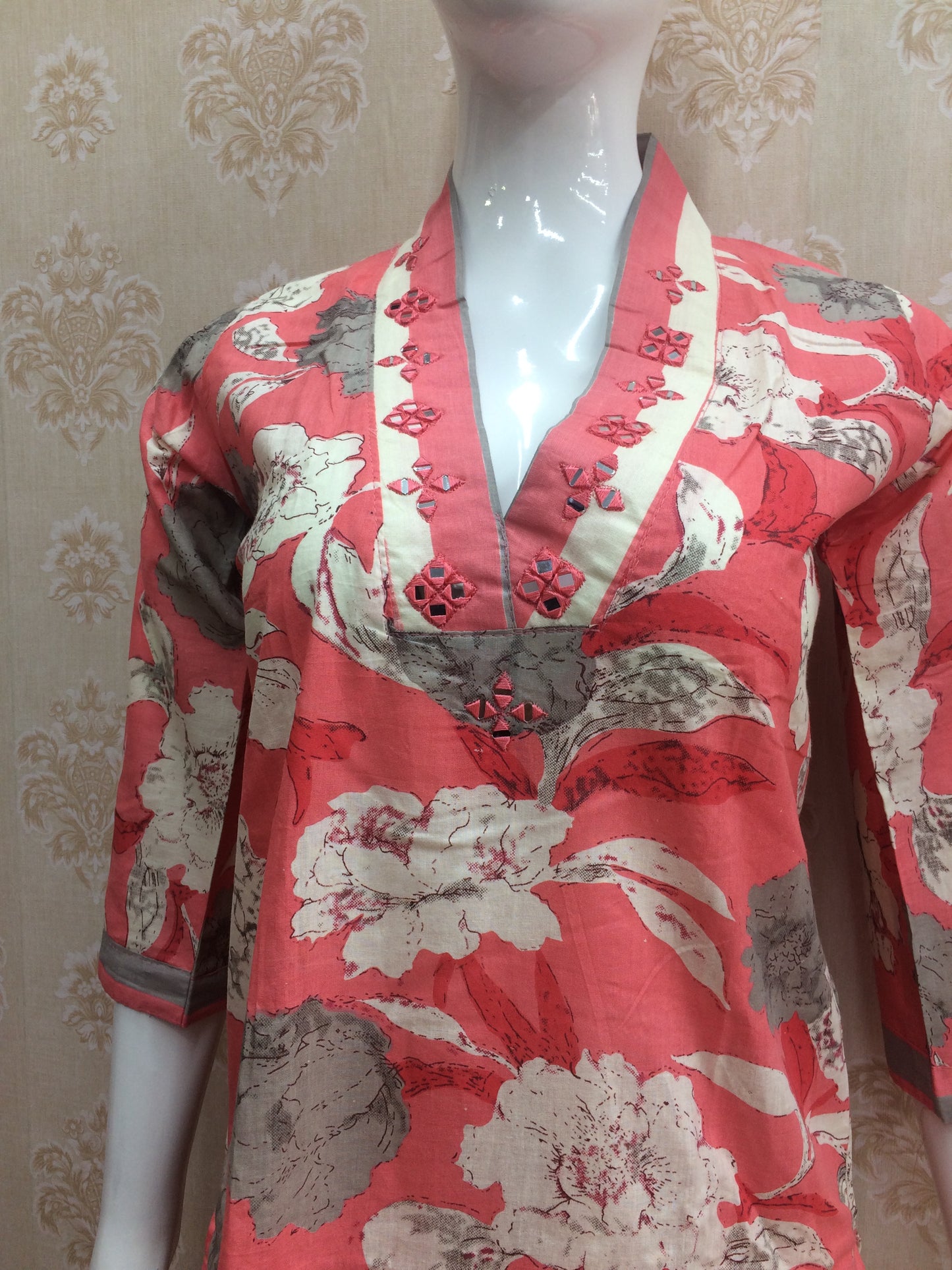 Floral Cotton Suit Set