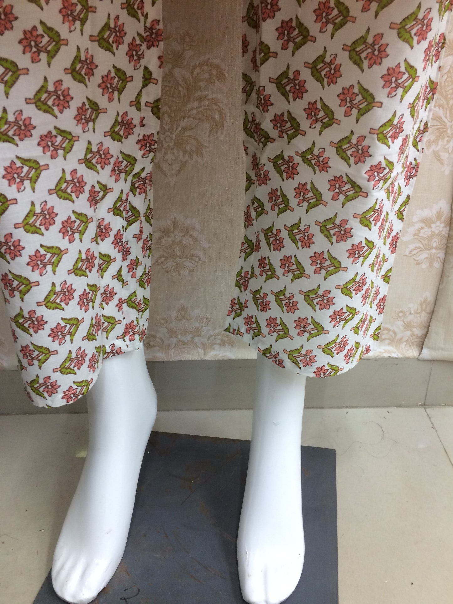 Block print cotton kurta set