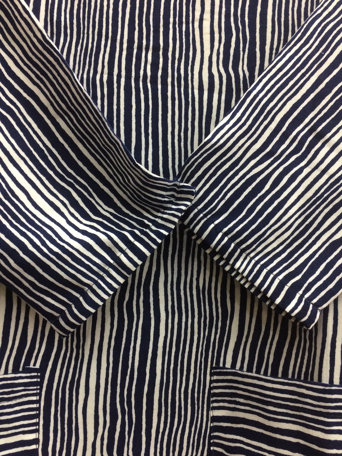 Imara blue lining kurti pockets style