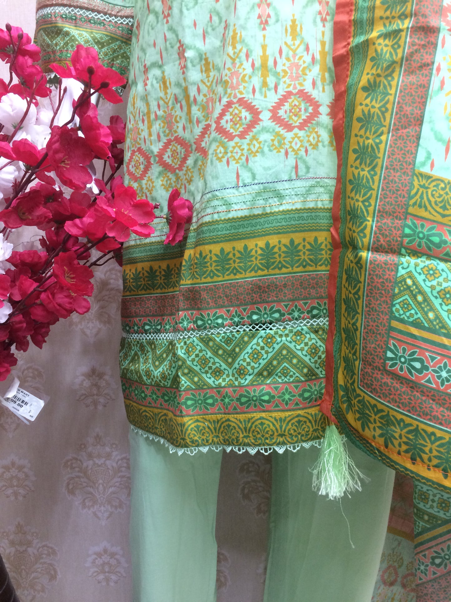 Pakistani Original riwayat mint green