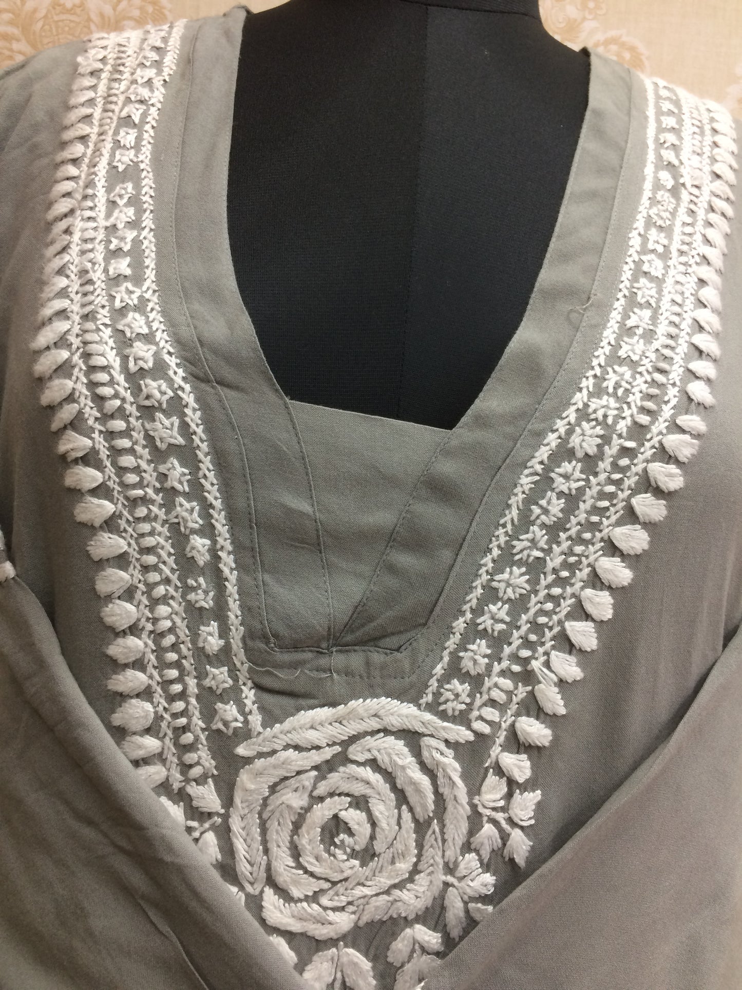 Lucknawi rayon gray