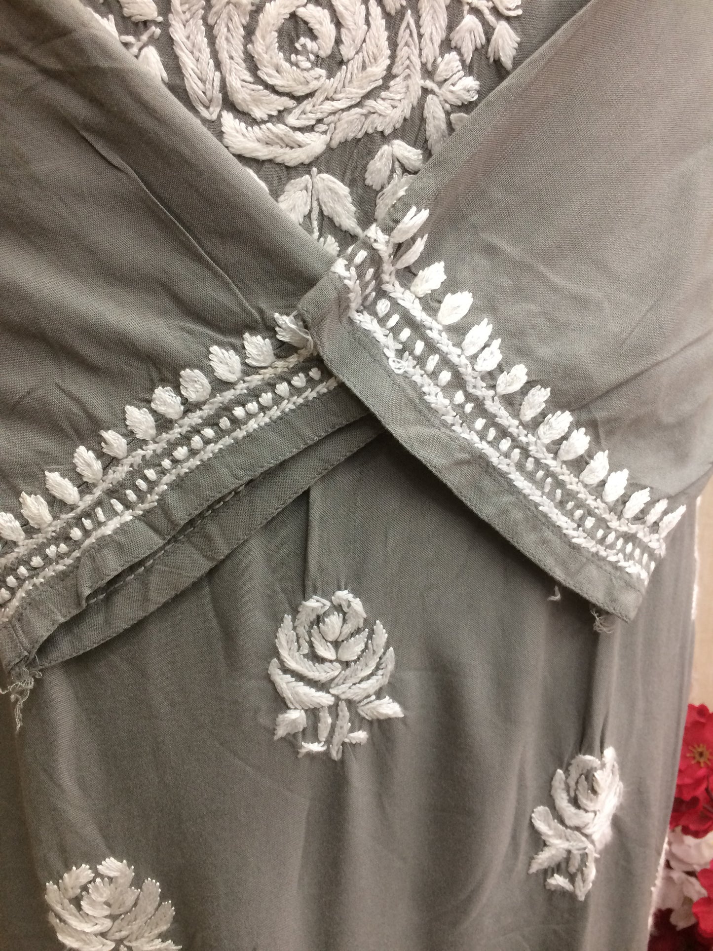 Lucknawi rayon gray