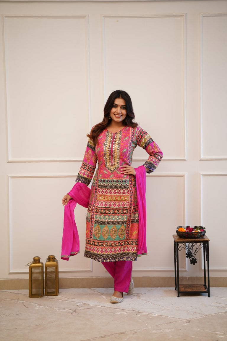 Rani Dupatta Pant sets