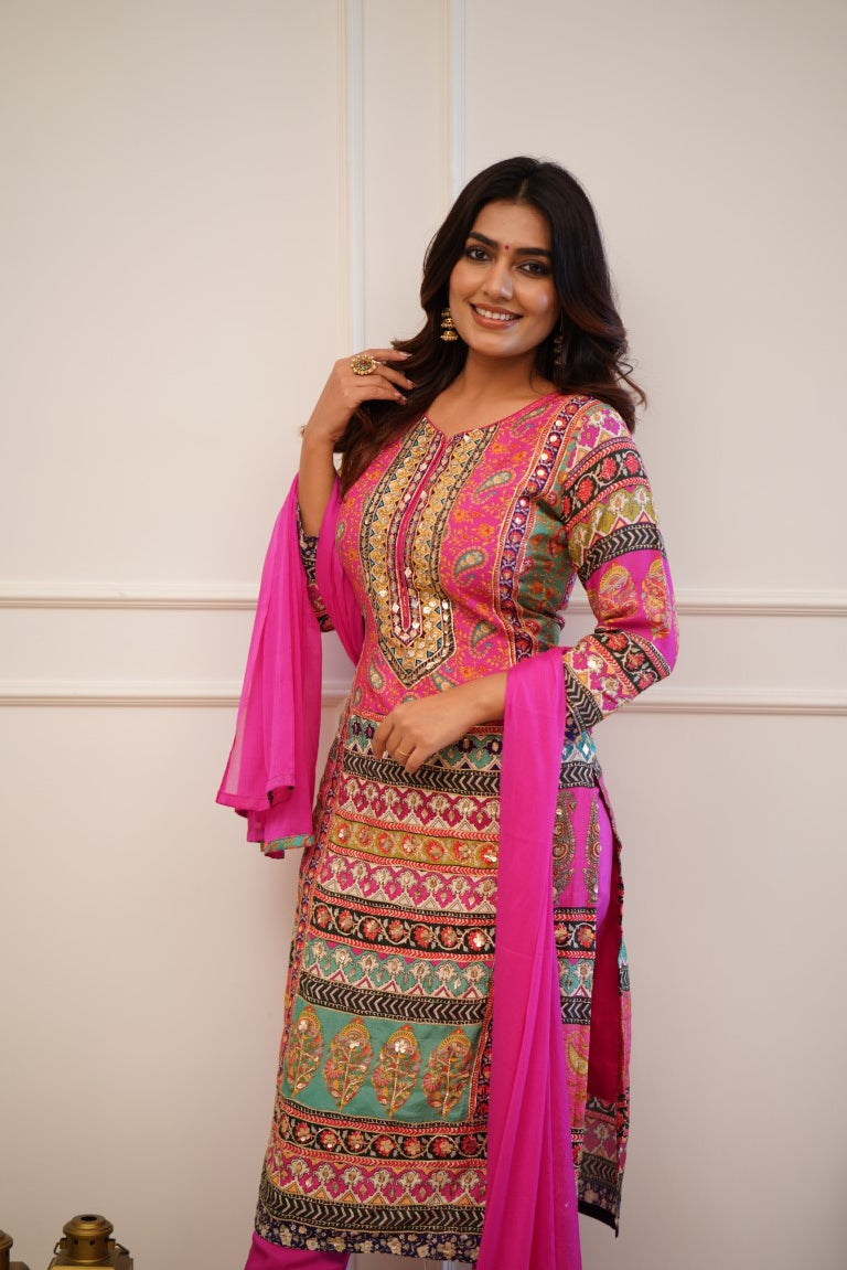 Rani Dupatta Pant sets