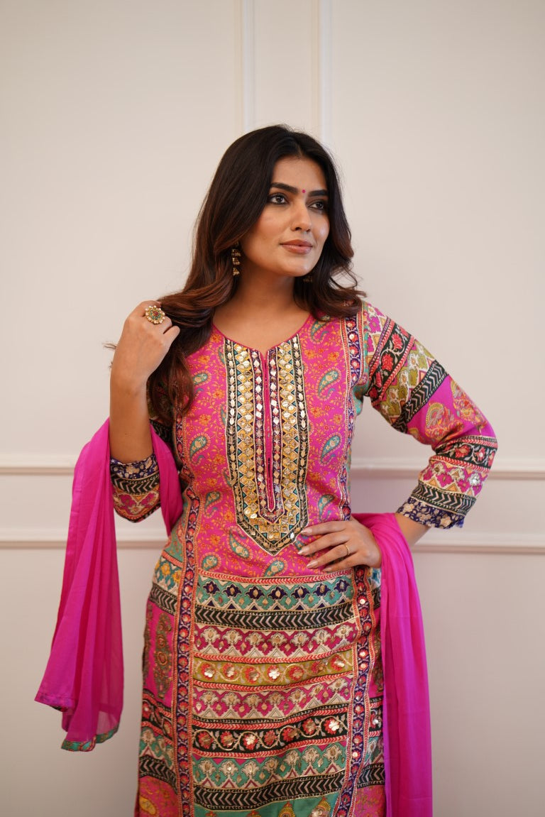 Rani Dupatta Pant sets