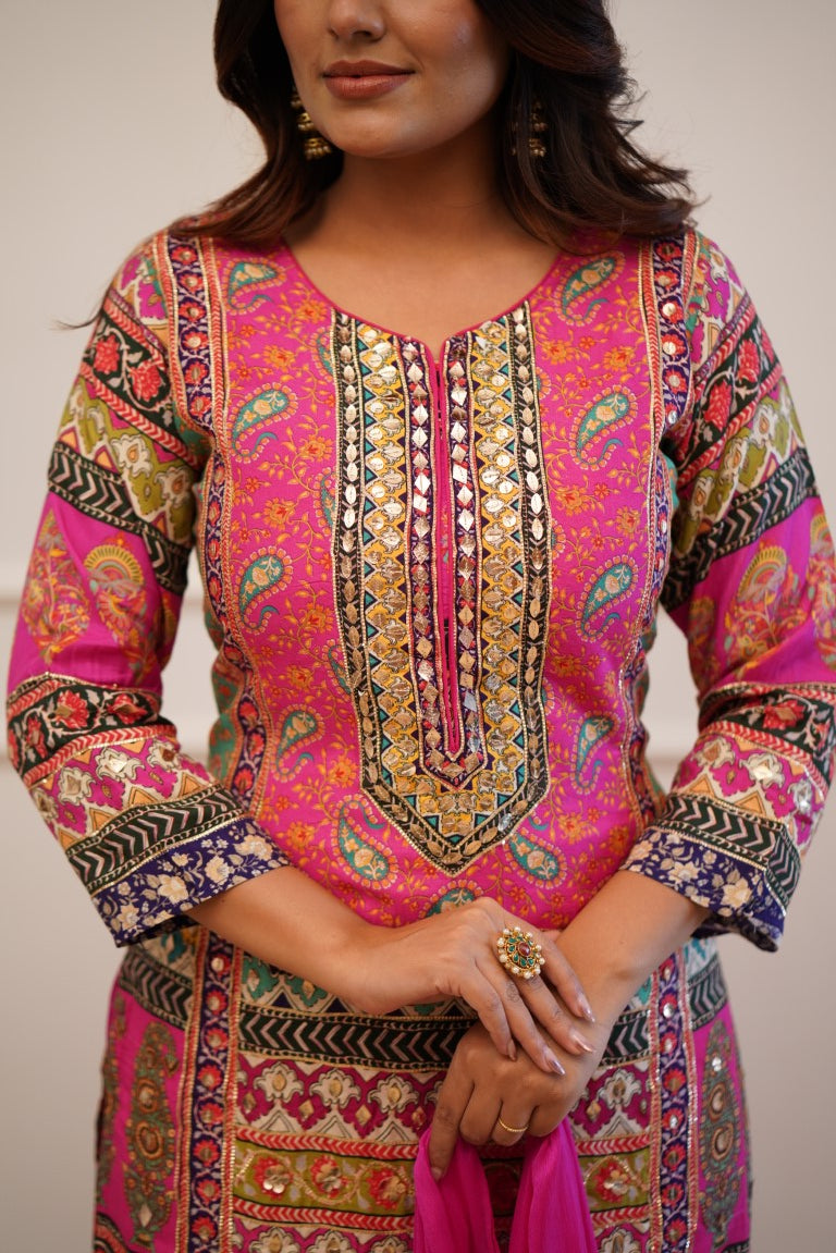 Rani Dupatta Pant sets