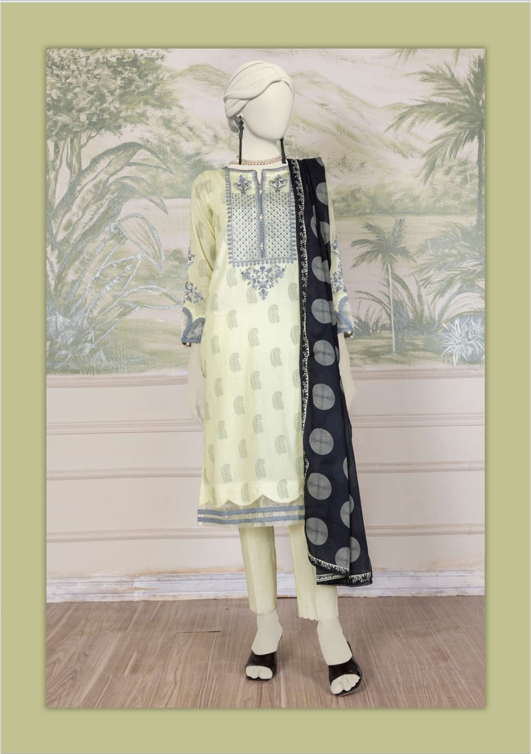 J. 3 pcs suit set gray