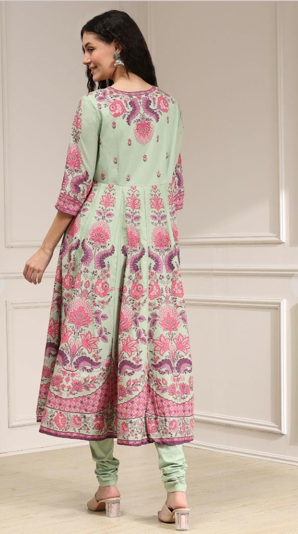 BIBA- mint green and pink