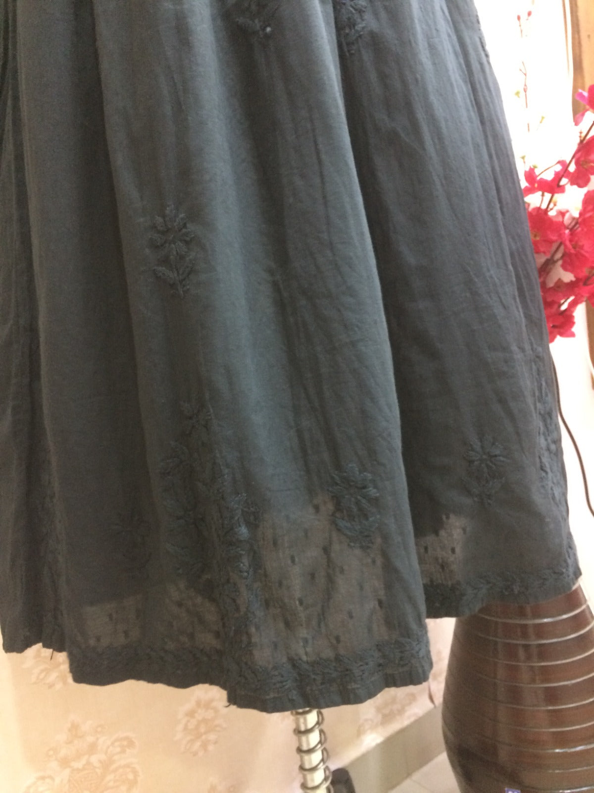 Lucknowi gown shaded