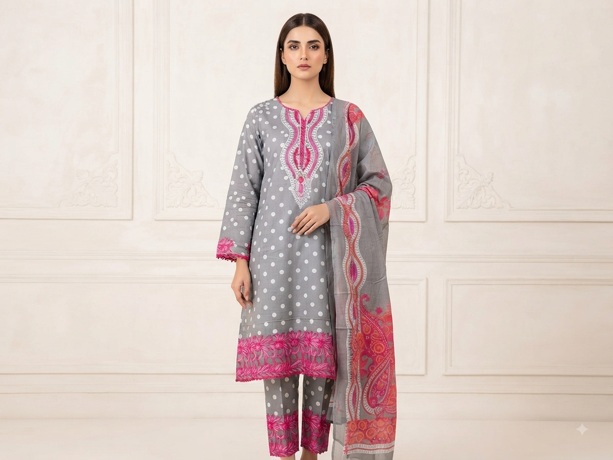 Rimsha Pakistani style 3-Piece Suit