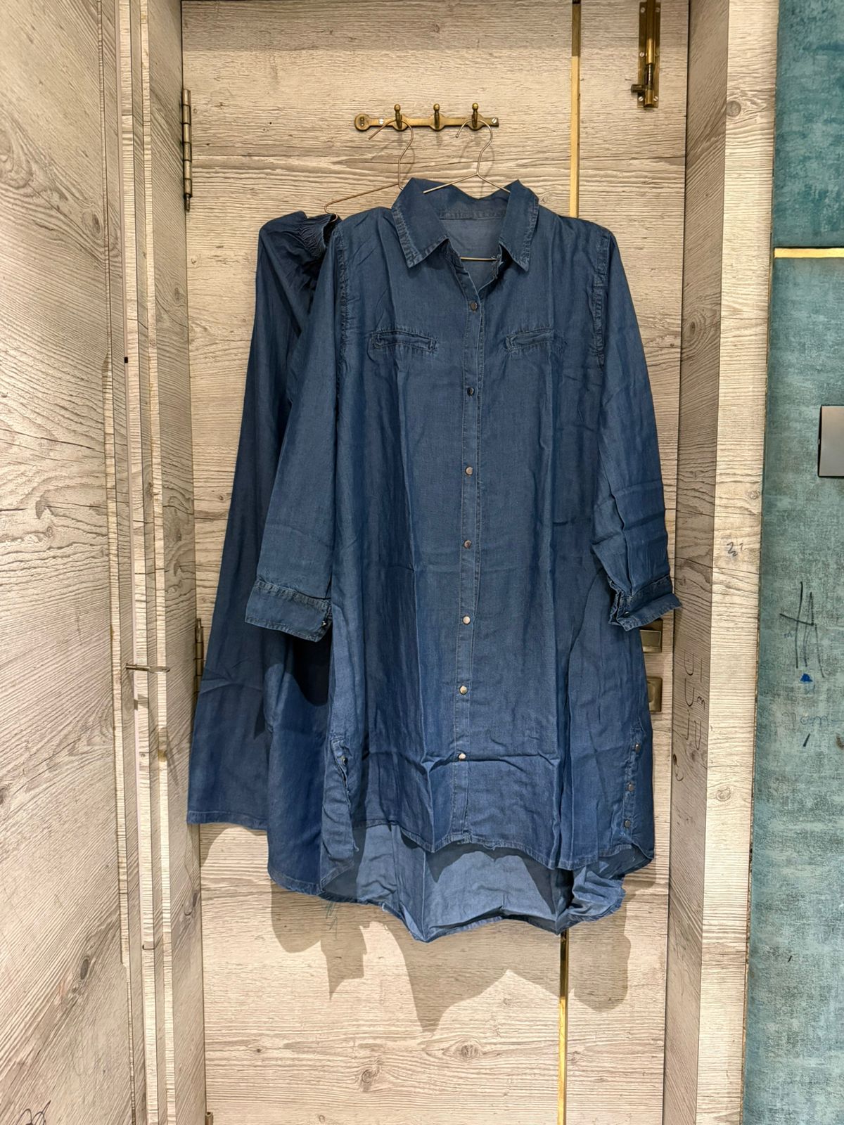 Longline Denim Cord set