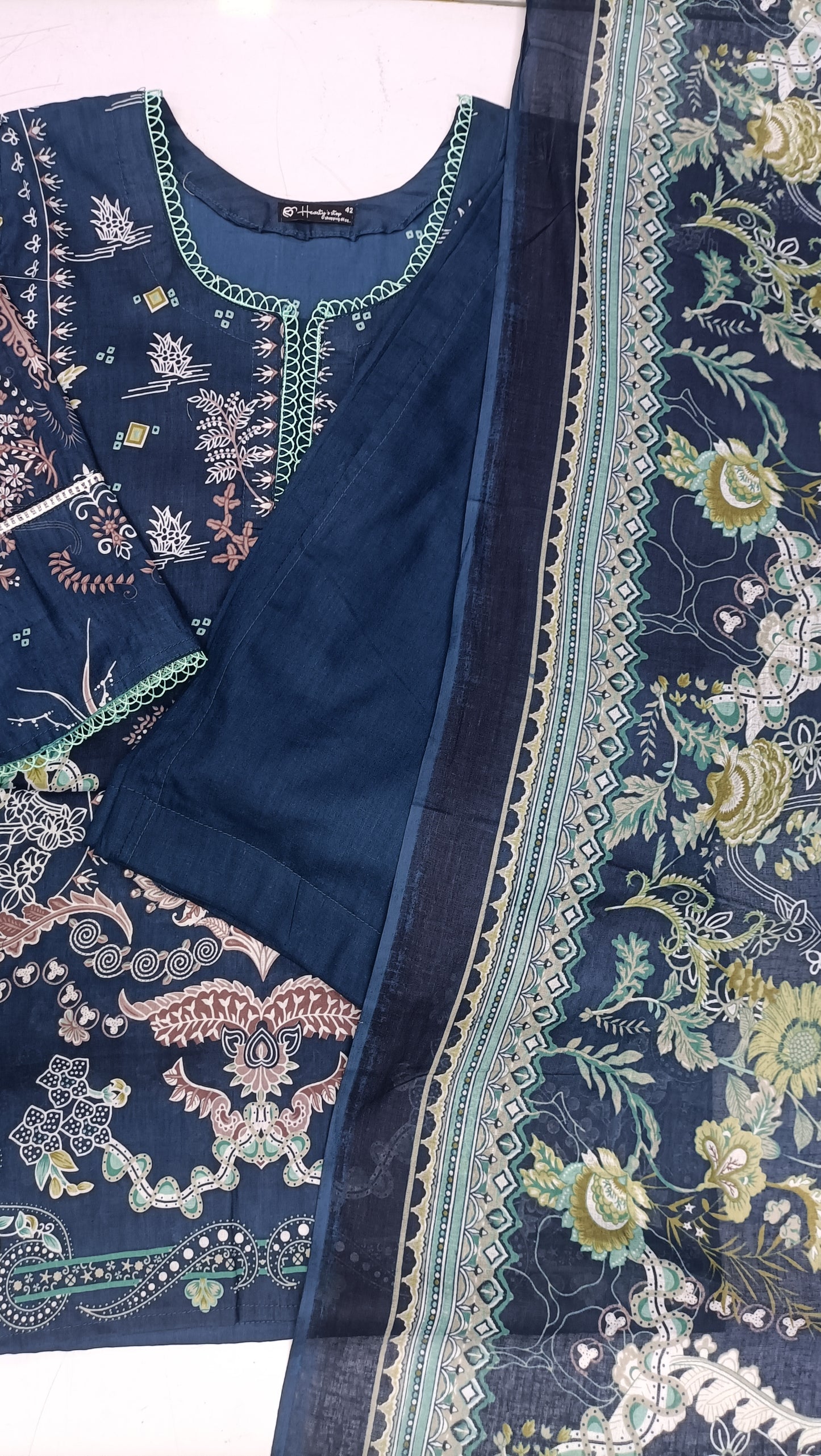 Pakistani dress navy blue