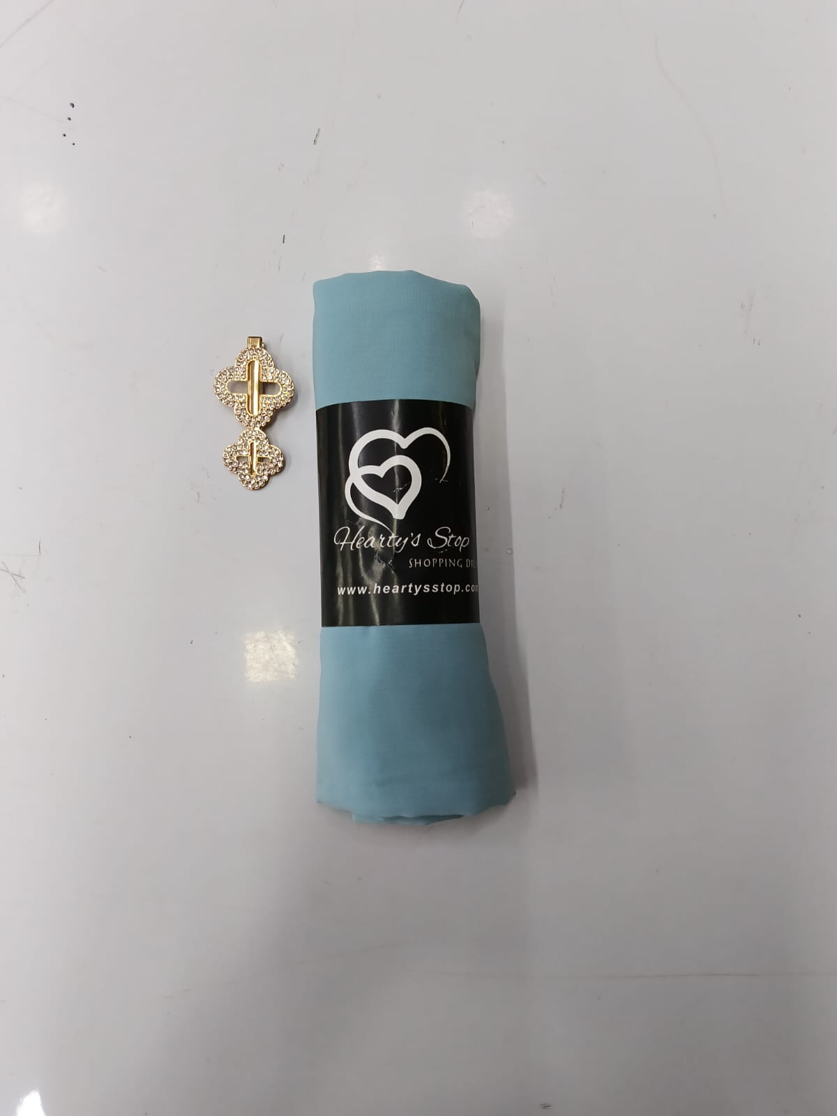 Premium Chambray Blue Chiffon Hijab