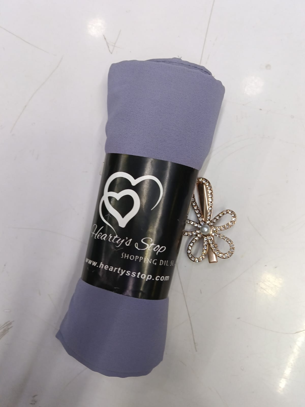 Premium Dusty Lilac Chiffon Hijab