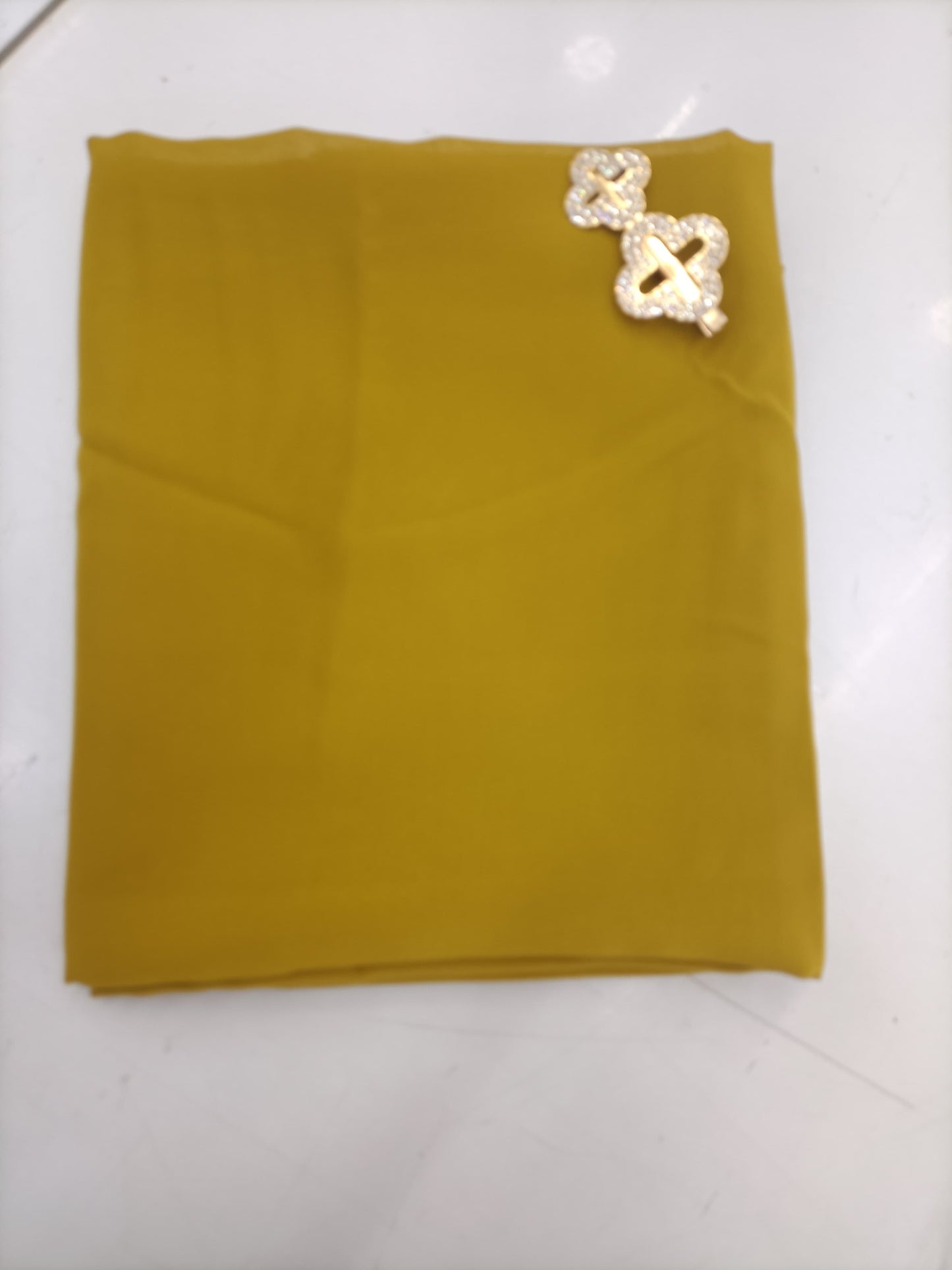 Premium Mustard yellow Chiffon Hijab