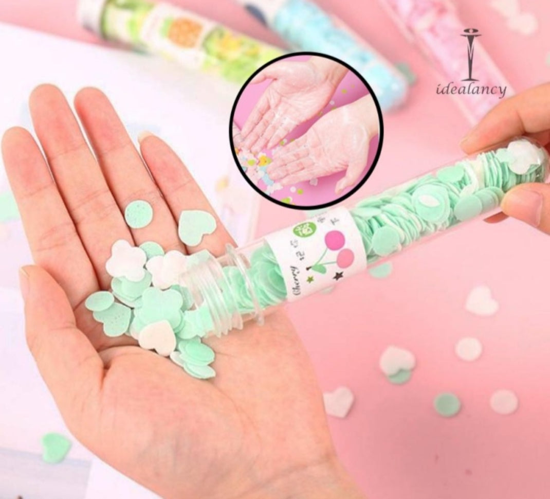 Clean Hands, Sweet Scents: Portable Fruit-Scented Paper Soap Sheets