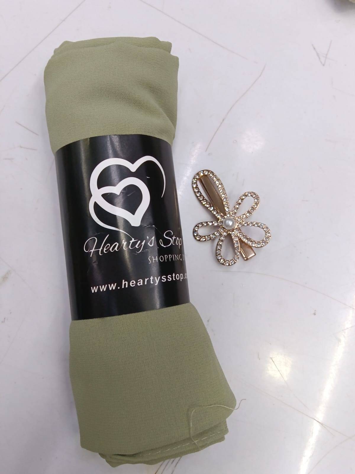 Premium Sea Grass Chiffon Hijab