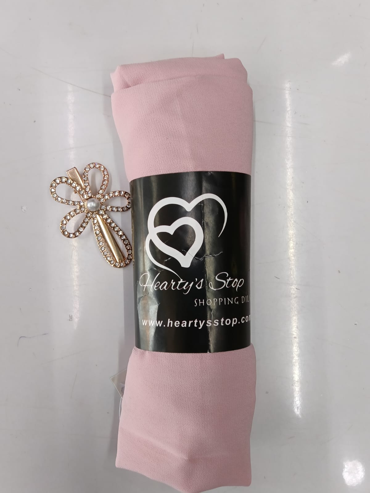 Premium Baby Pink Chiffon Hijab