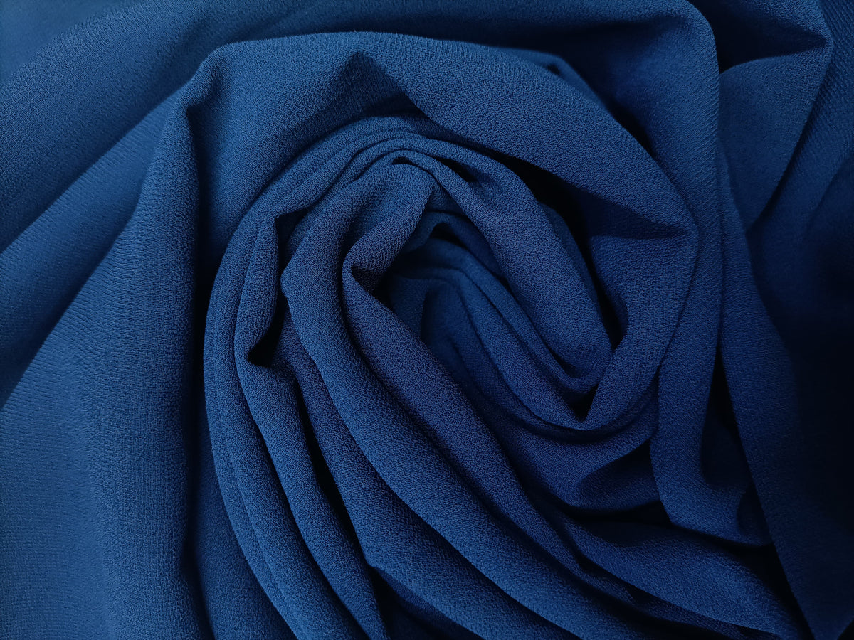 Premium Navy Blue Chiffon Hijab