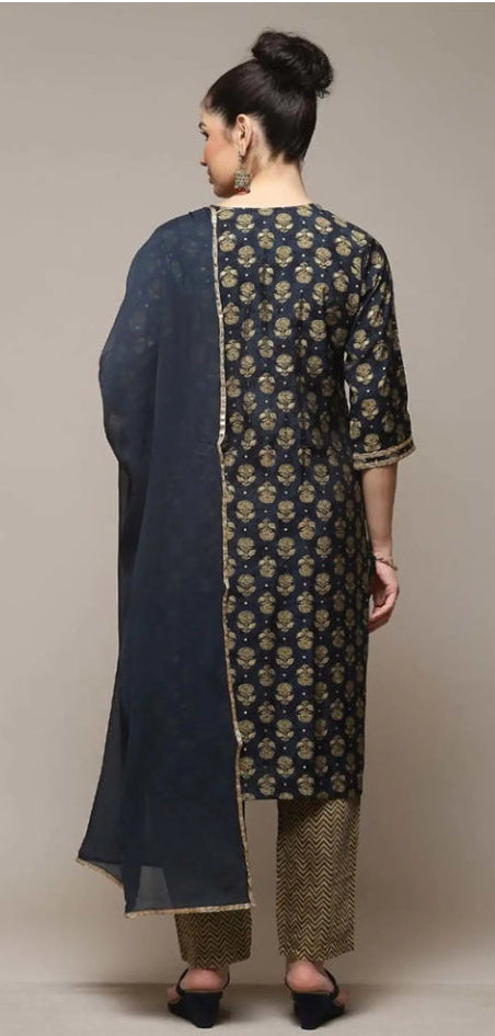 Aania Biba- Greenish Blue