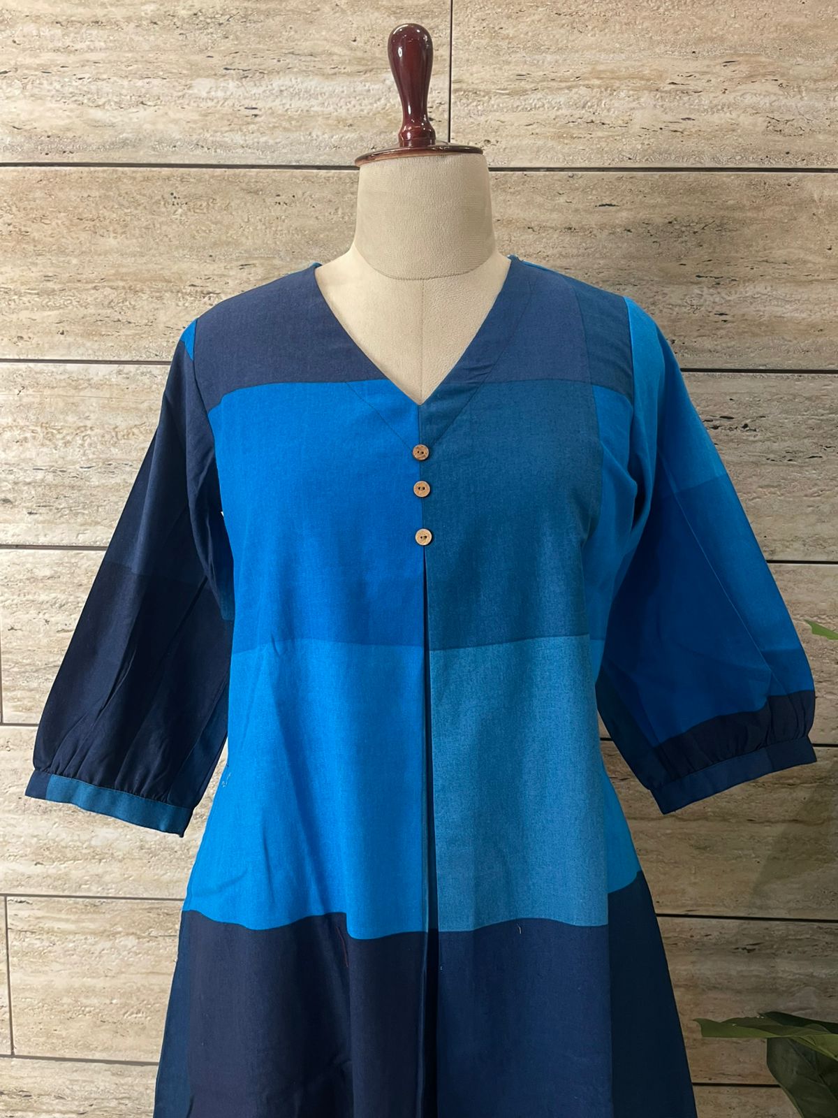 Cotton flex A-line single kurti