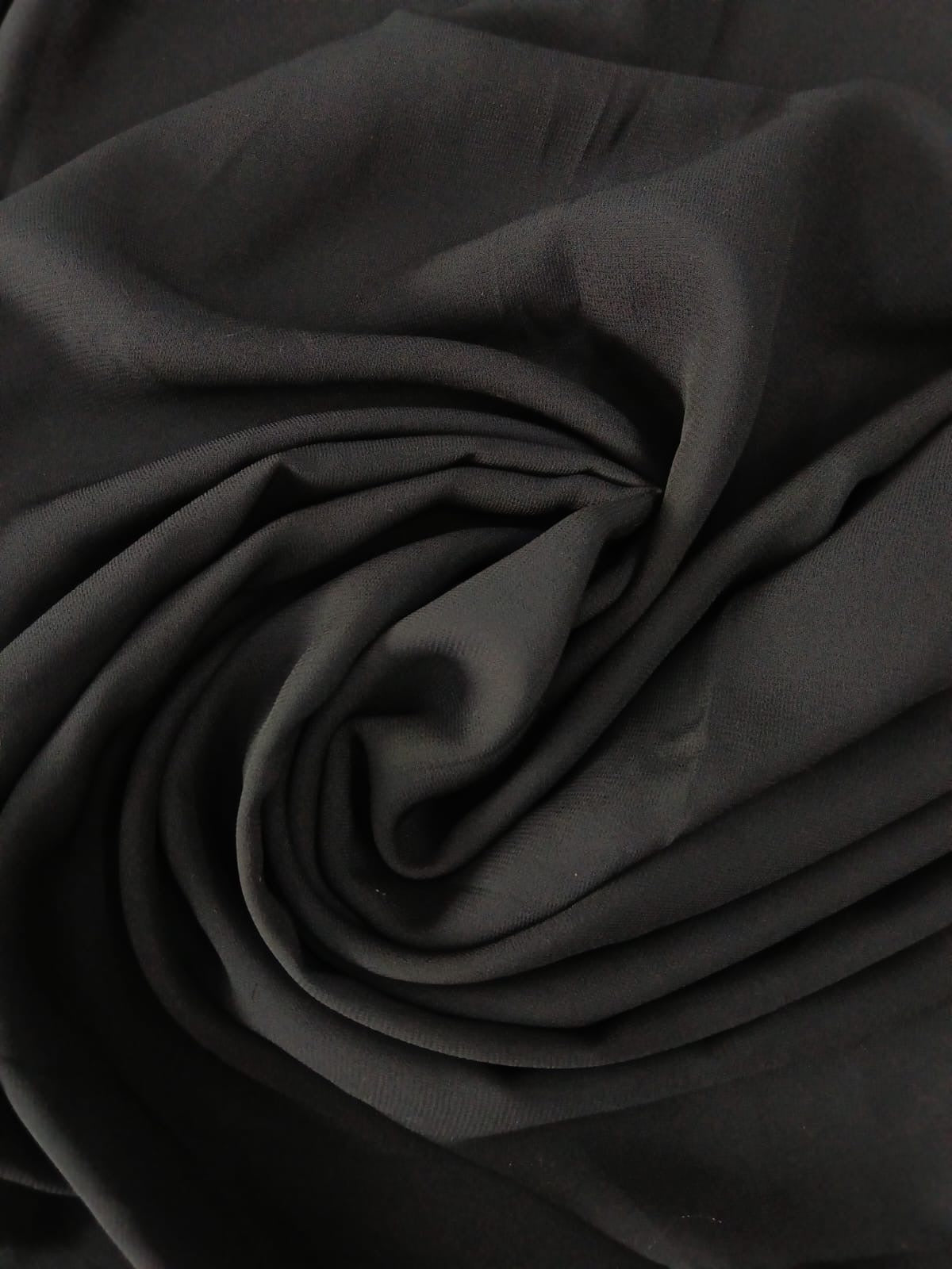 Premium Black Georgette Chiffon Hijab