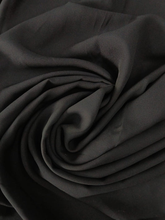 Premium Black Georgette Chiffon Hijab