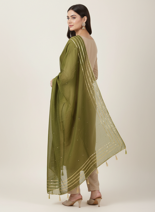 Elegant Silk Dupattas