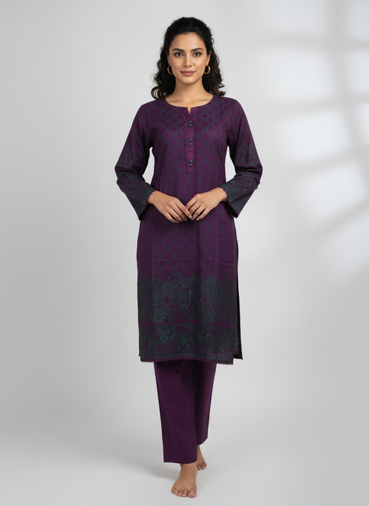 Saphron 2 pcs set purple