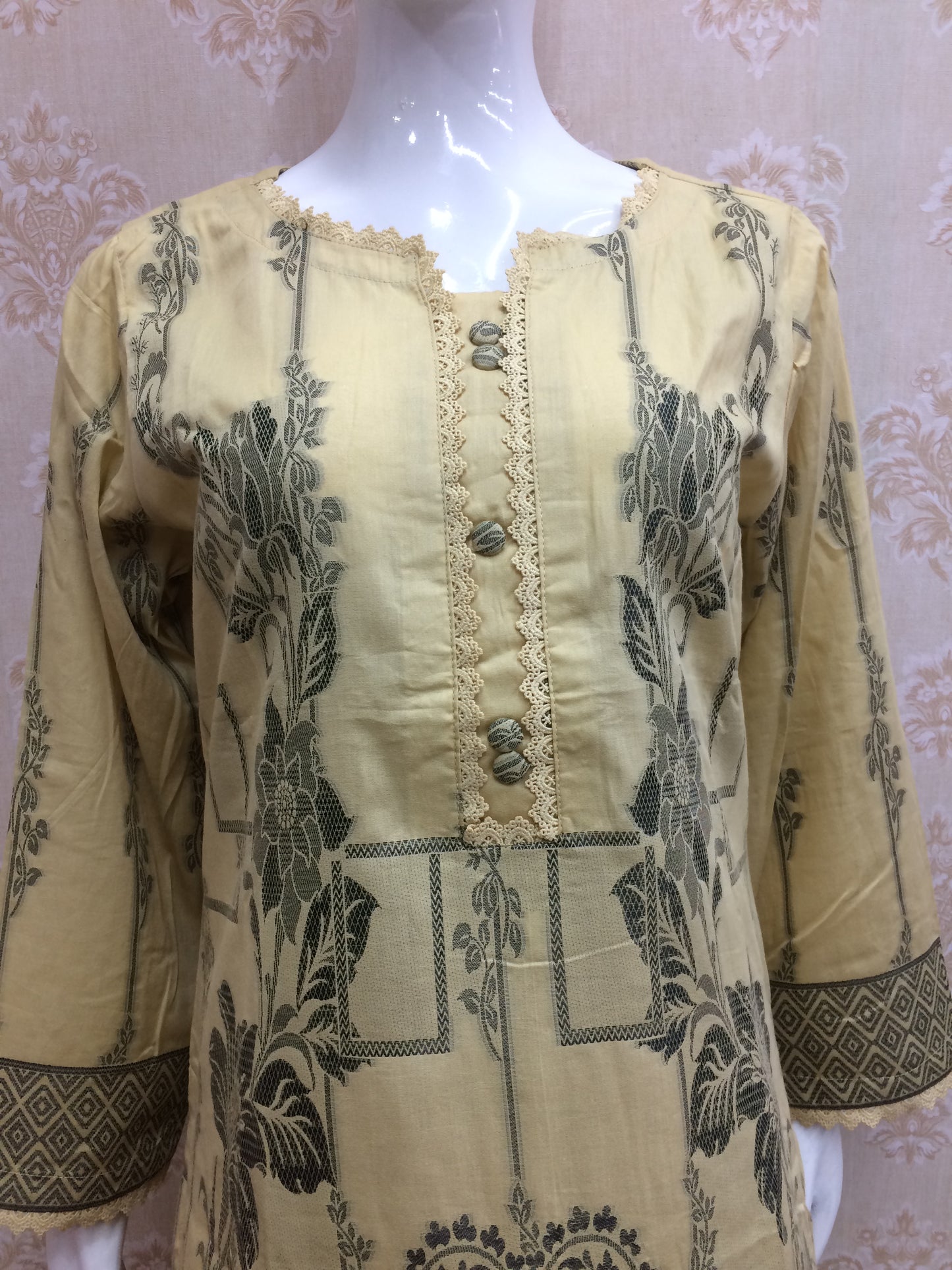 Saphron 2 pcs set beige gray
