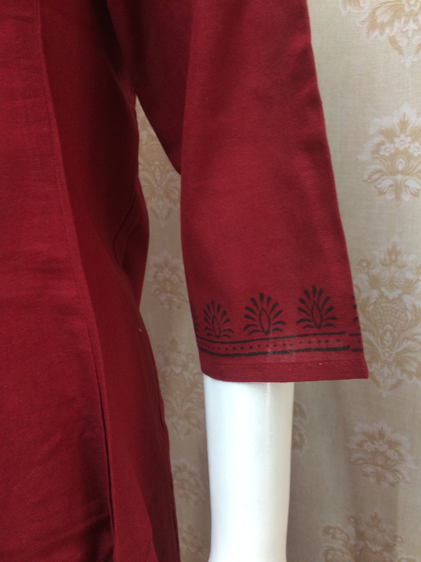 Jute cotten 2 pcs red