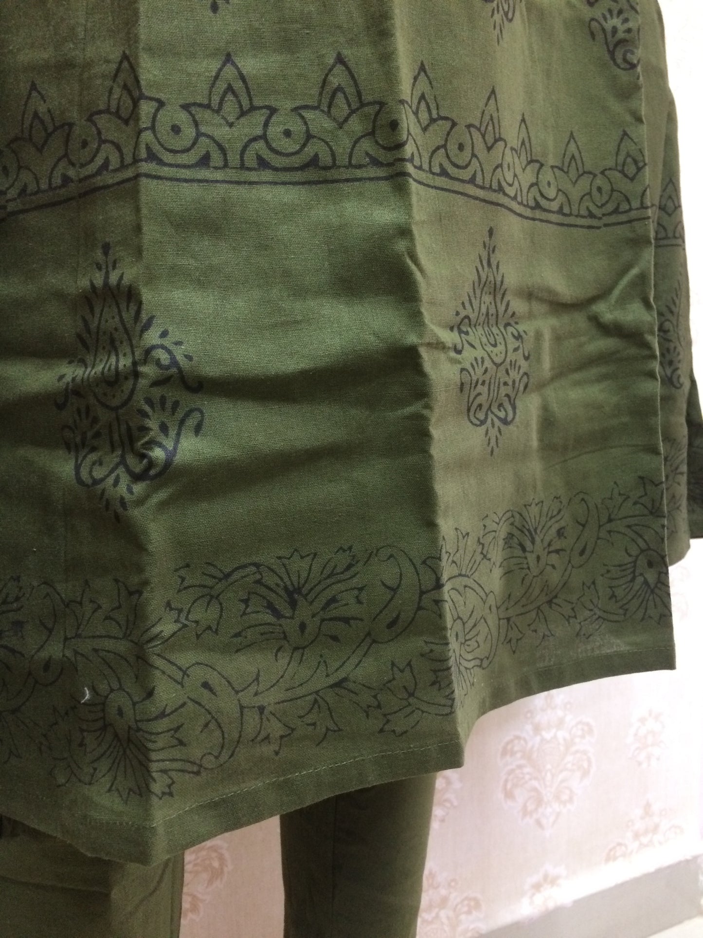 olive green 2 pcs set