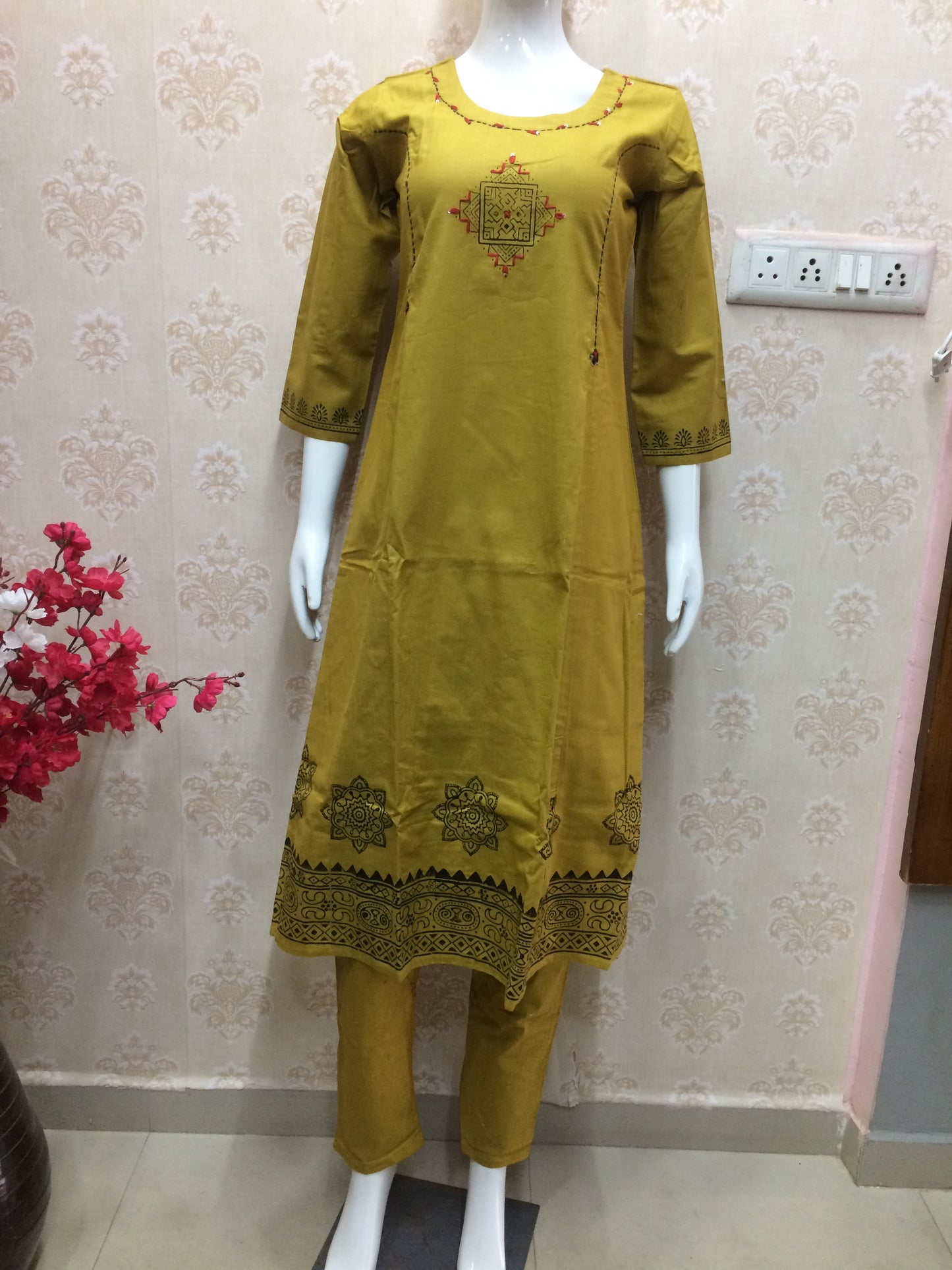 Jute cotton musturd