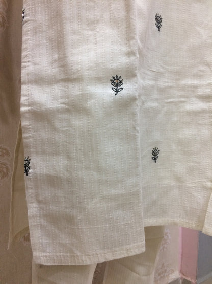 White -Blk cotton dress