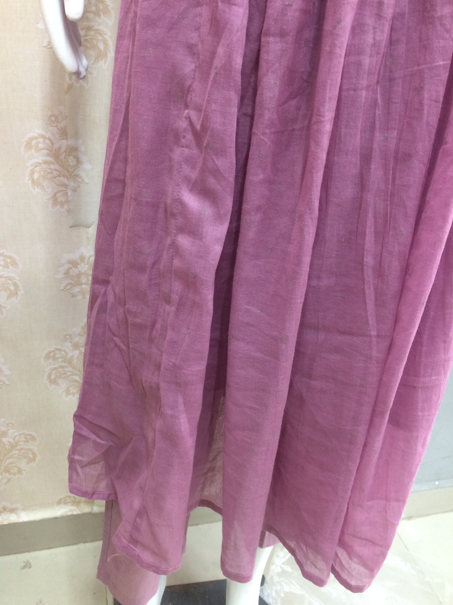 Jaipuri dress - Neck work