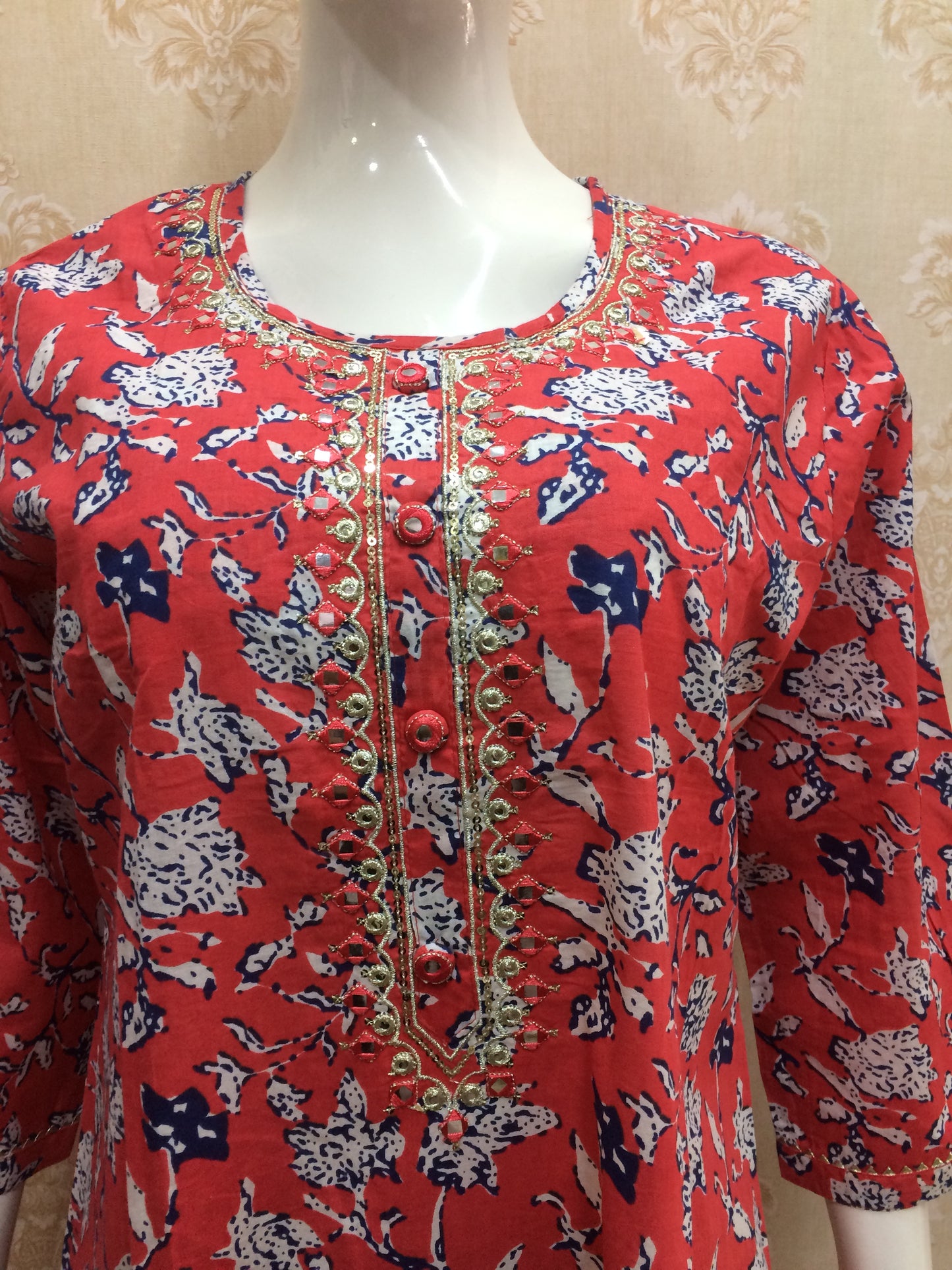 Jaipuri Red &Blue