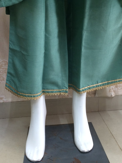 Light Green Cord Set with golden touch