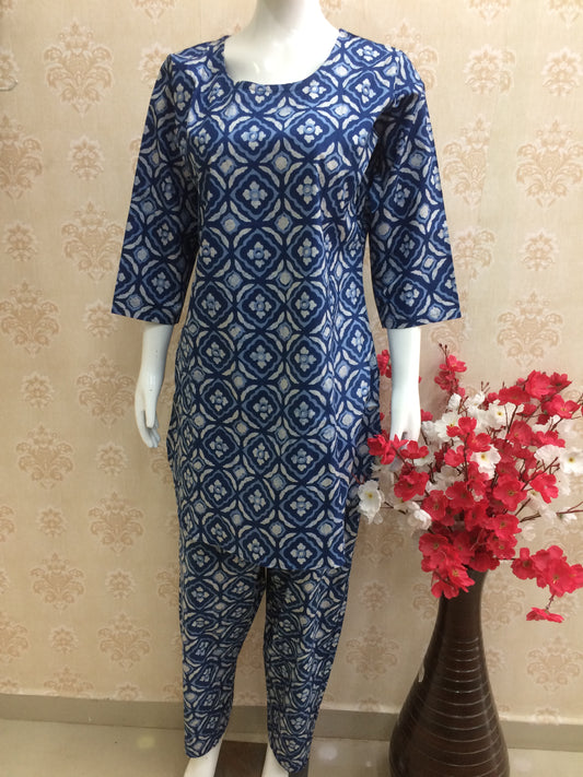 Deeptex point 8 blue co ord set