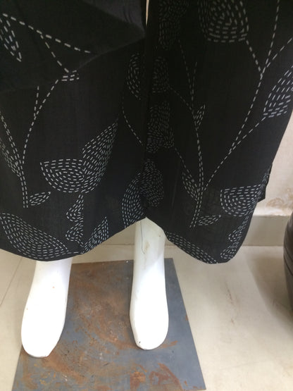 Black And White Rayon Cord Set