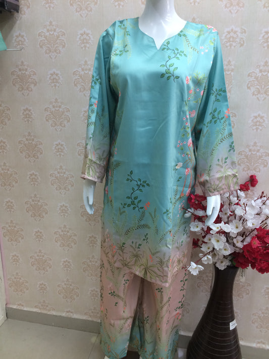 Green turki co-ord set