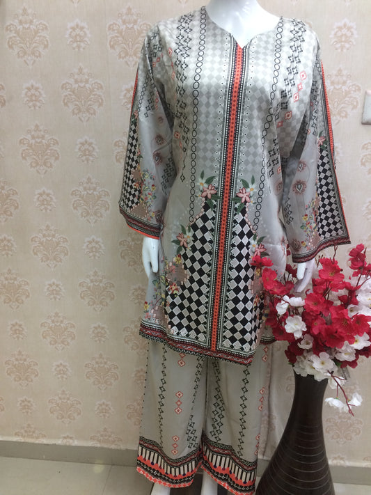Gray turki co-ord set