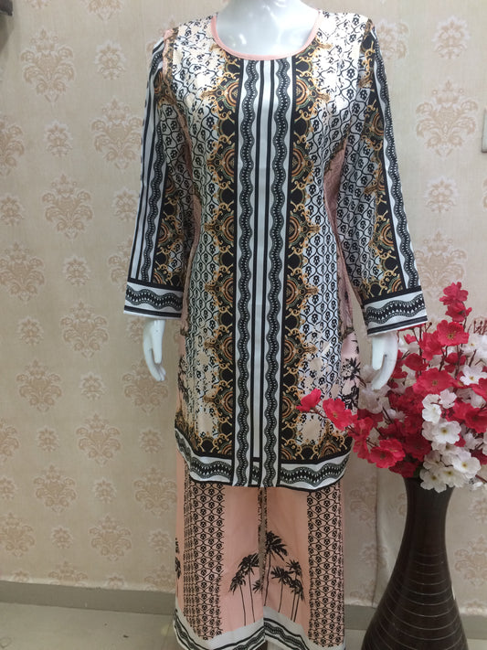 Multi color turki co-ord set