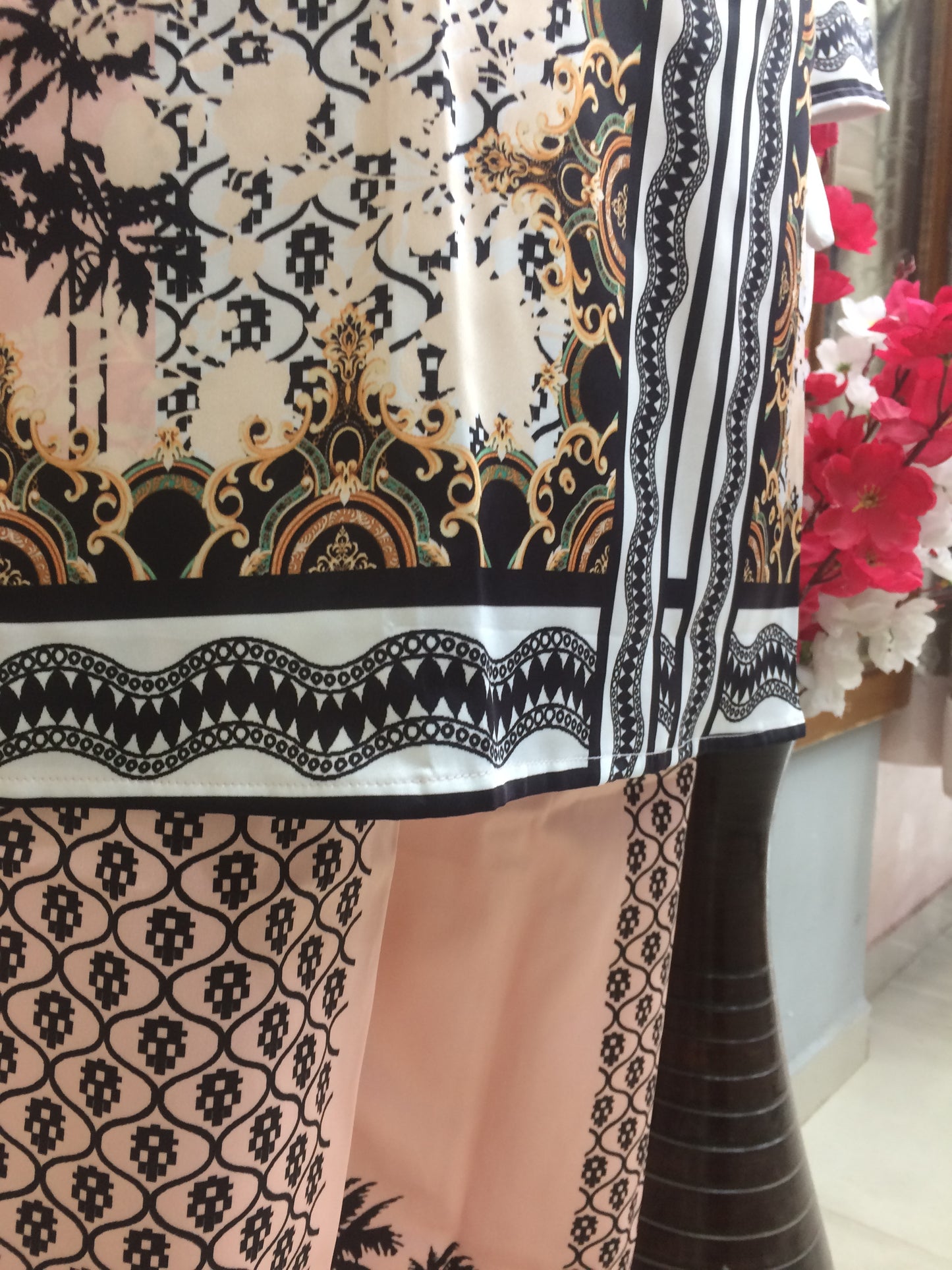 Multi color turki co-ord set