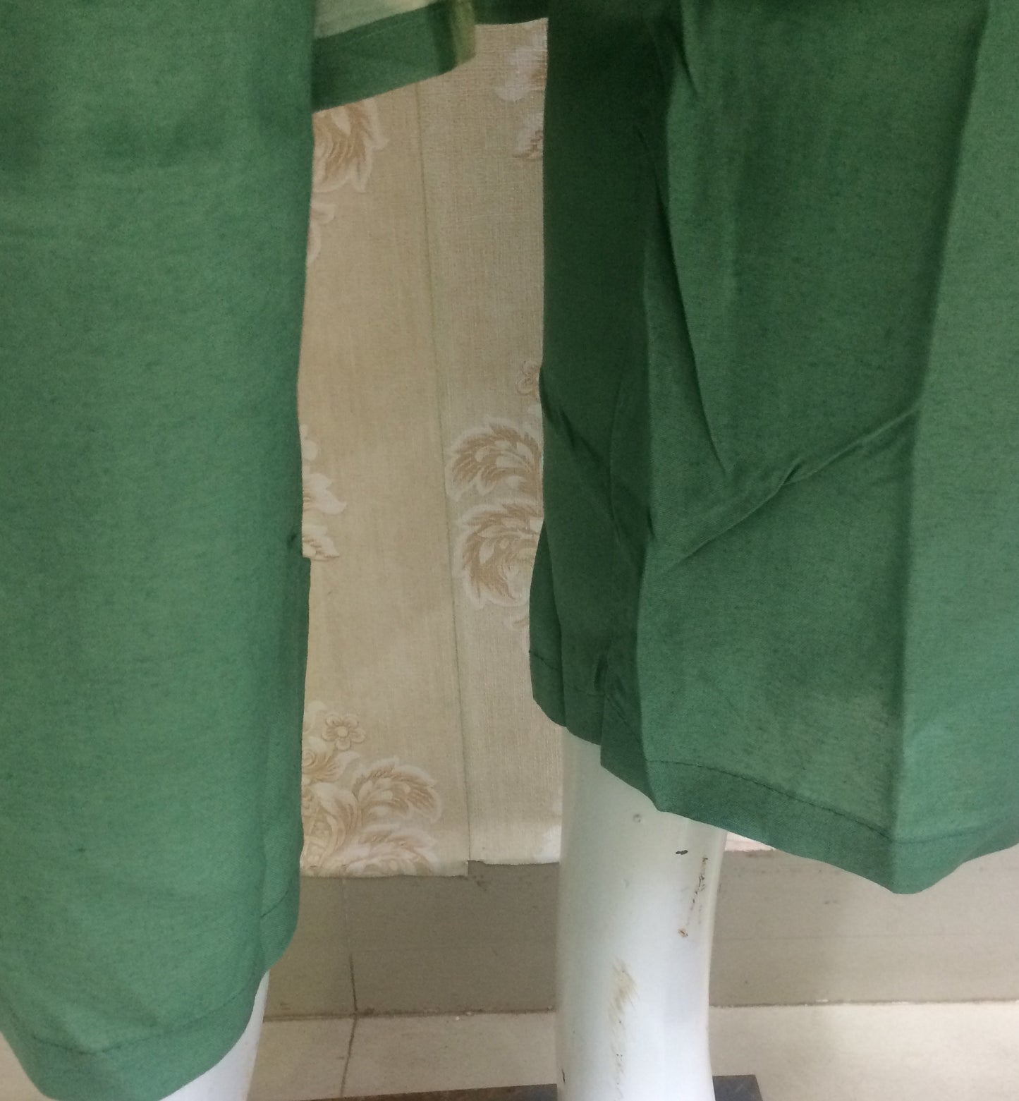Green tie die designer Dupptta