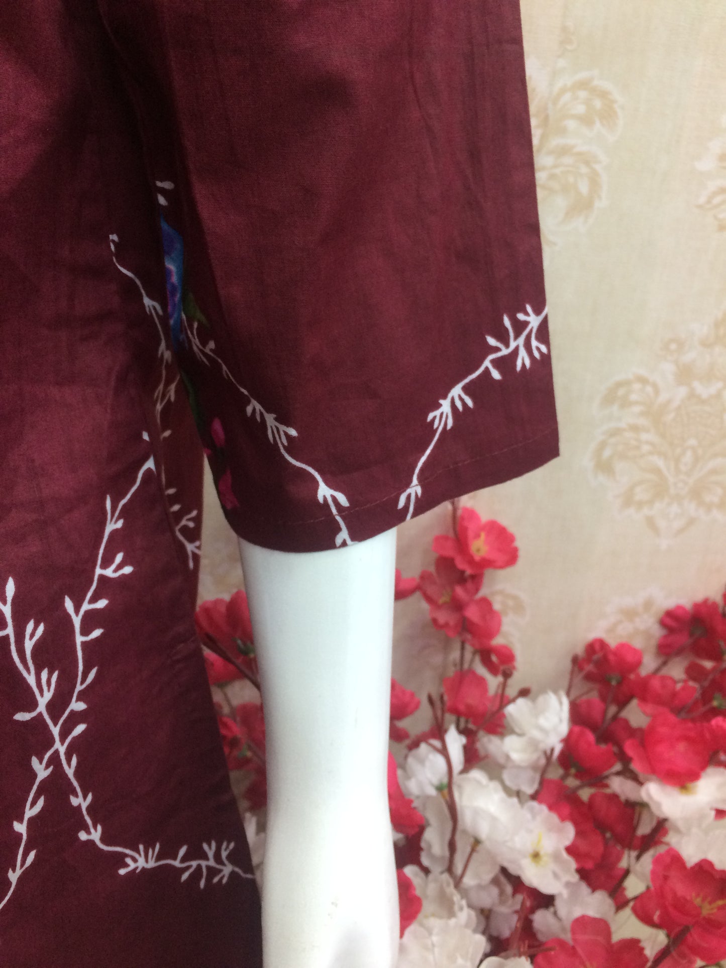 Deeptex maroon co-ord set