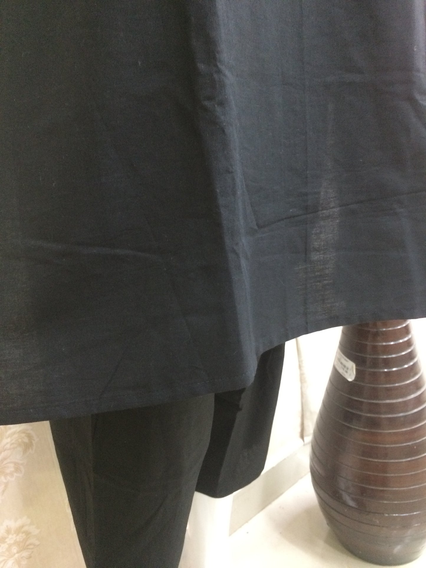 Black cotton ajrak print 2 pcs