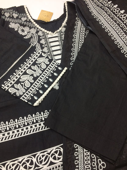 Pakistani dresses black white