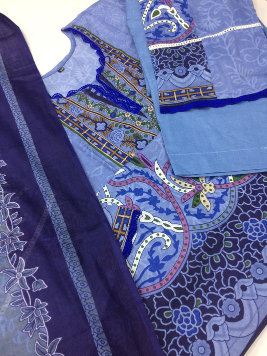 Pakistani dresses navy blue