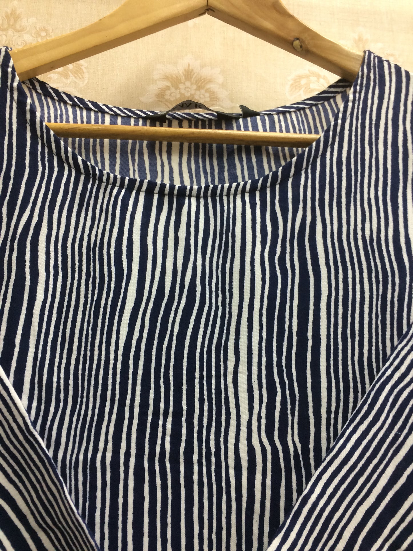 Imara blue lining kurti pockets style